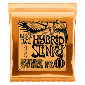 Ernie Ball Hybrid Slinky Strings Front