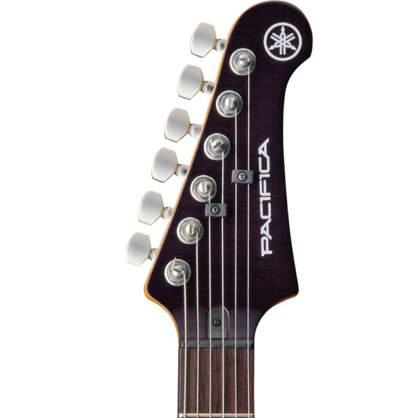 Yamaha PAC611HFM Translucent Purple headstock