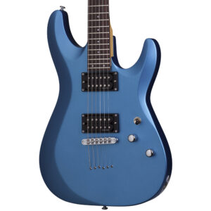Schecter C-6 Deluxe Electric Guitar - Satin Metallic Light Blue
