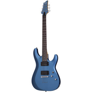 Schecter C-6 Deluxe Electric Guitar - Satin Metallic Light Blue