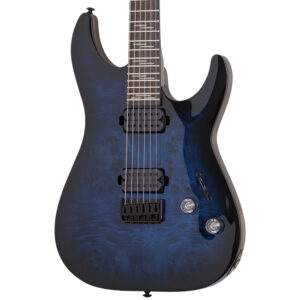 Schecter Omen Elite-6 Electric Guitar - See Thru Blue Burst