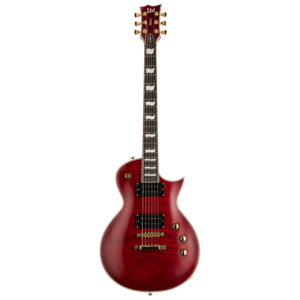 ESP LTD EC-1000T CTM- See-thru Black Cherry headstock