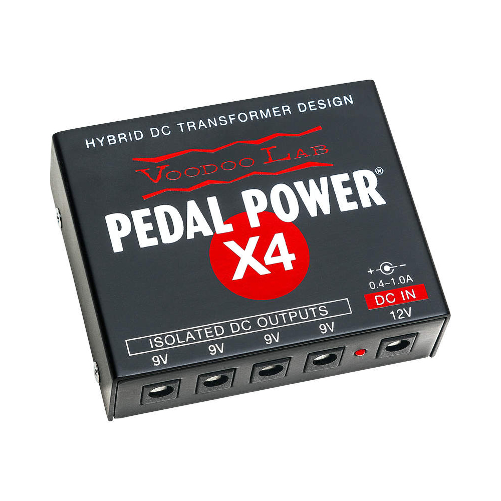 Voodoo Lab Pedal Power X4 4-output Isolated Guitar Pedal Power
