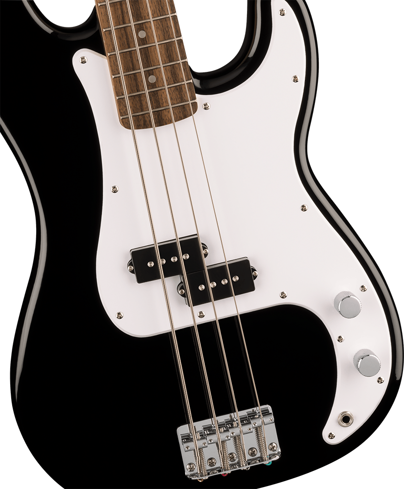 Squier Sonic Precision Bass - Black closeup